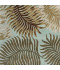 Kas Havana 2612 Aqua Fern View Area Rug 30" X 50"