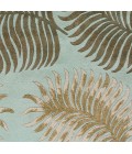 Kas Havana 2612 Aqua Fern View Area Rug 30" X 50"