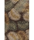 Kas Havana 2617 Espresso Fern View Area Rug 30" X 50"
