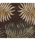 Kas Havana 2617 Espresso Fern View Area Rug 30" X 50"