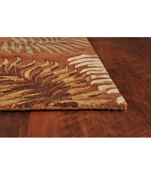 Kas Havana 2623 Rust Fern View Area Rug 30" X 50"