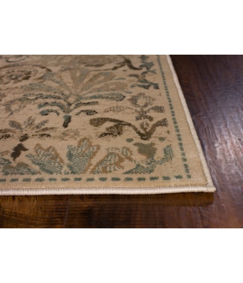 Kas Heritage Her9355 Area Rug Kas Heritage 9355 Ivory Florence Area Rug 5'3" x 7'8"