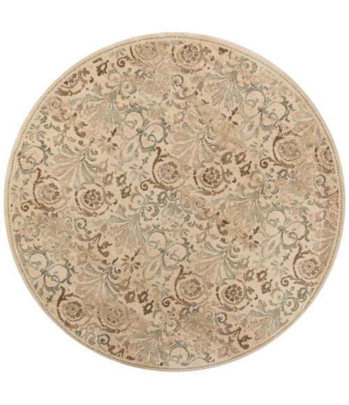 Kas Heritage Her9355 Area Rug Kas Heritage 9355 Ivory Florence Area Rug 5'3" x 7'8"