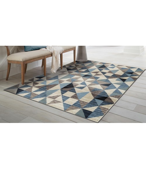 Kas Heritage 9365 Blue/Grey Scope Area Rug 7'7" x 7'7"RO