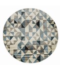 Kas Heritage 9365 Blue/Grey Scope Area Rug 7'7" x 7'7"RO
