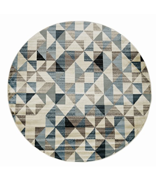 Kas Heritage 9365 Blue/Grey Scope Area Rug 7'7" x 7'7"RO