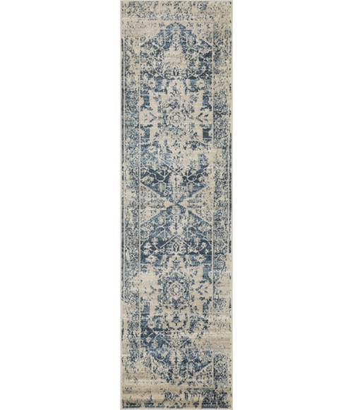 Kas Heritage Her9367 Area Rug Kas Heritage 9367 Ivory/Blue Elegance Area Rug 5'3" x 7'8"