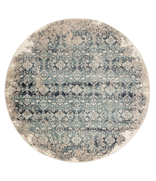 Kas Heritage 9372 Ivory/Blue Anna Area Rug 5'3" x 7'8"