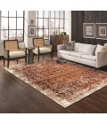 Kas Heritage 9373 Ivory/Rust Anna Area Rug 2'2" x 7'11" Runner