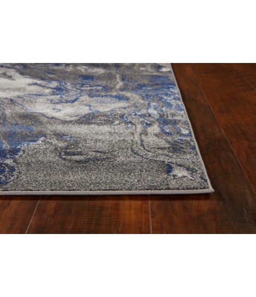 Kas Illusions 6202 Grey Watercolors Area Rug 6'7" x 9'6"