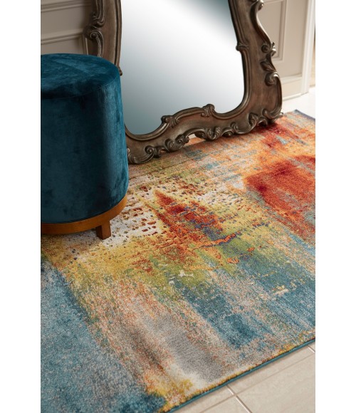 Kas Illusions 6204 Multi Luminous Area Rug 3'3" x 4'11"