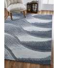 Kas Illusions 6223 Grey/Blue Breeze Area Rug 6'7" x 9'6"