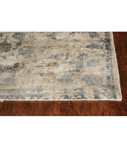 Kas Indulge 0805 Sand/Blue Elegance Area Rug 5' x 7'