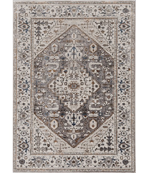 Kas Inspire Ins7501 Area Rug Kas Inspire 7501 Grey Parisian Area Rug 2'2" x 6'11" Runner