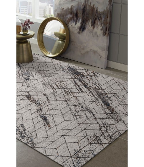 Kas Inspire Ins7503 Area Rug Kas Inspire 7503 Ivory Elliott Area Rug 5'3" x 7'7"