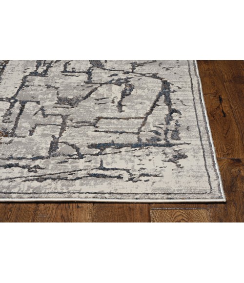 Kas Inspire Ins7506 Area Rug Kas Inspire 7506 Grey Expressions Area Rug 7'10" x 10'10"