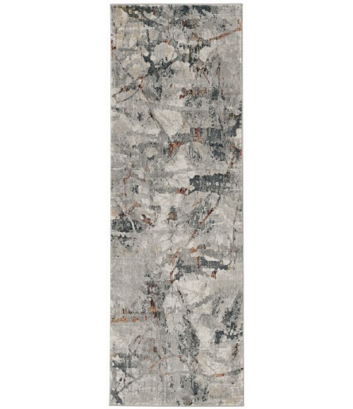 Kas Lara Lar7254 Area Rug Kas Lara 7254 Grey/Brick Whisper 3'3" x 4'7"