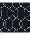 Kas Libby Langdon Hamptons 5230 Navy Groovy Gate Area Rug 6'6" x 9'6"