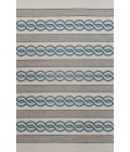 Kas Libby Langdon Hamptons 5235 Ivory/Spa Cable Knit Area Rug 8' x 11'