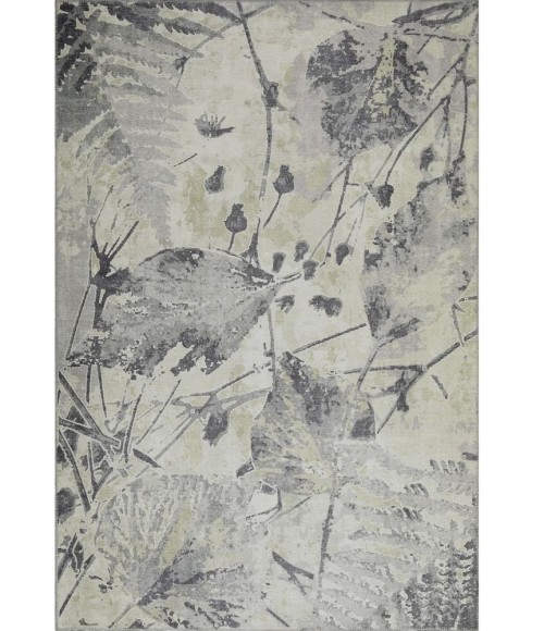 Kas London Lon4813 Area Rug Kas London 4813 Beige/Grey Foliage Area Rug
