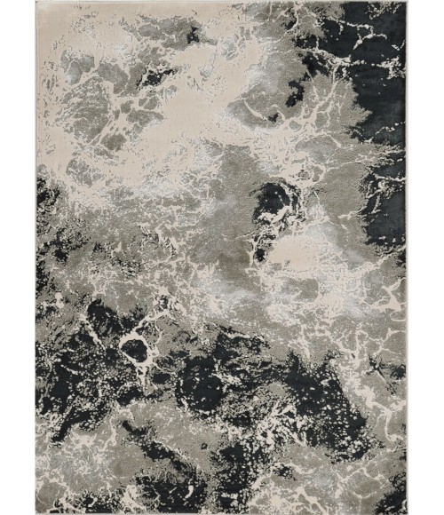 Kas Luna Lun7120 Area Rug Kas Luna 7120 Silver Nightscape Area Rug 5'3" x 7'7"