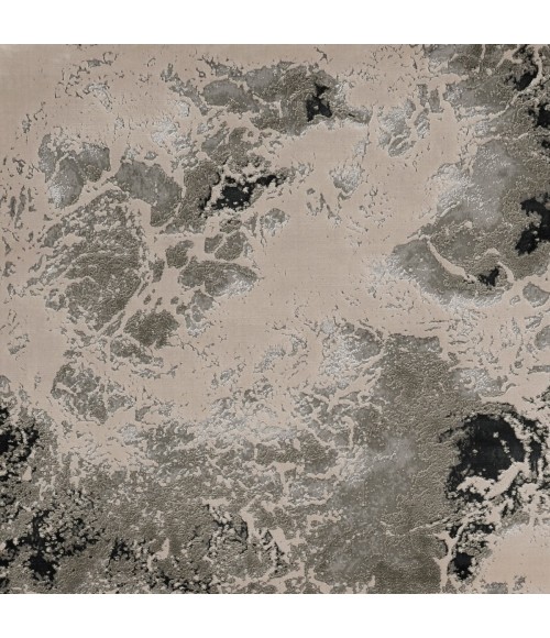 Kas Luna Lun7120 Area Rug Kas Luna 7120 Silver Nightscape Area Rug 5'3" x 7'7"