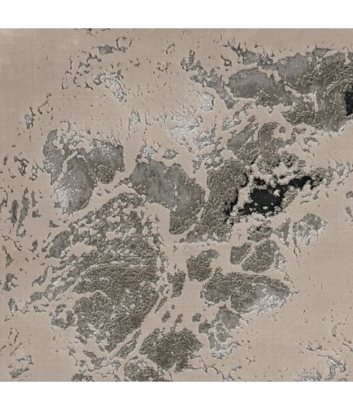 Kas Luna Lun7120 Area Rug Kas Luna 7120 Silver Nightscape Area Rug 5'3" x 7'7"