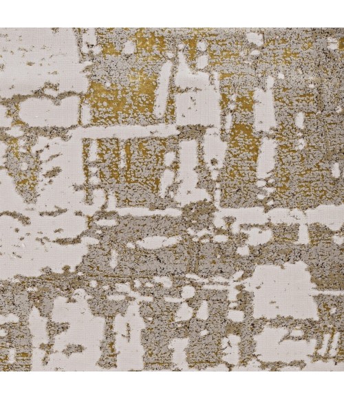 Kas Luna Lun7132 Area Rug Kas Luna 7132 Ivory/Gold Escape Area Rug 5'3" x 7'7"