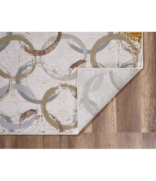 Kas Luna 7137 Birch White Area Rug 3'3" x 4'11"