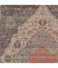 Kas Morris 2223 Blue/Red Gramercy Area Rug 7'6" x 9'6"