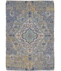 Kas Morris 2232 Blue/Yellow Gramercy Area Rug 27" x 45"