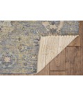 Kas Morris 2232 Blue/Yellow Gramercy Area Rug 27" x 45"
