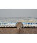 Kas Morris 2232 Blue/Yellow Gramercy Area Rug 27" x 45"