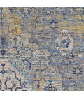 Kas Morris 2232 Blue/Yellow Gramercy Area Rug 27" x 45"