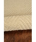 Kas Porto 1220 Ivory Herringbone 27" X 45"