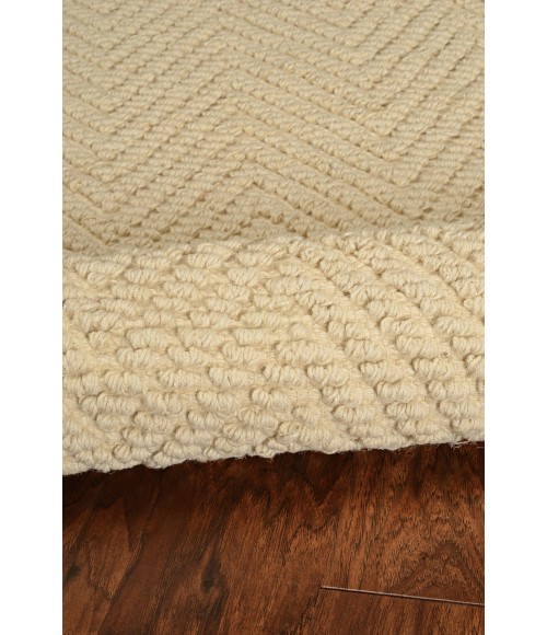 Kas Porto 1220 Ivory Herringbone 27" X 45"