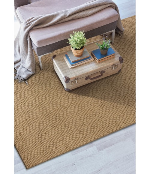 Kas Porto 1221 Natural Herringbone 27" X 45"
