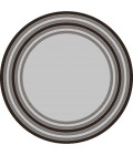 Kas Provo 5757 Grey Cape Cod Area Rug 7'10" Round
