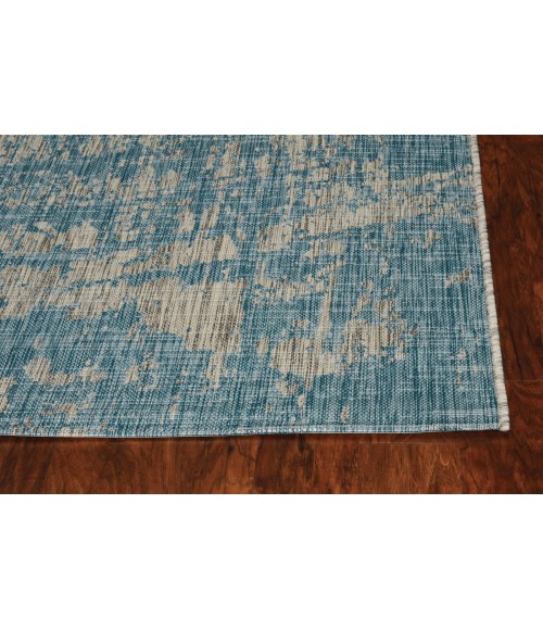 Kas Provo 5759 Teal Strokes Area Rug 3'3" x 4'11"