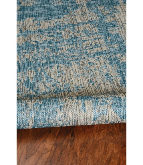 Kas Provo 5759 Teal Strokes Area Rug 3'3" x 4'11"