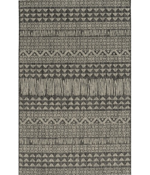 Kas Provo 5761 Charcoal Tribe Area Rug 3'3" x 4'11"
