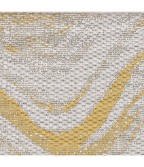 Kas Provo 5764 Ivory/Gold Strokes Area Rug 7'10" x 10'10"