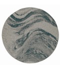 Kas Provo 5765 Grey/Teal Strokes Area Rug 7'10" Round