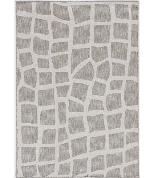 Kas Provo 5768 Ivory/Grey Bedrock Area Rug 7'10" x 10'10"