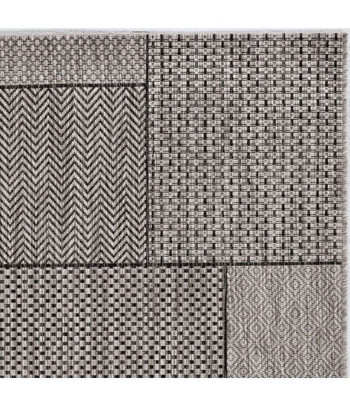 Kas Provo Prv5769 Area Rug Kas Provo 5769 Grey Gates Area Rug 7'10" Round
