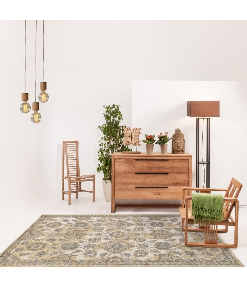 Kas Ria 6820 Ivory Sand Sofia Area Rug 2'3" x 3'3"