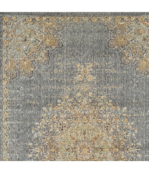Kas Ria 6825 Slate Grey Elegance Area Rug 9' Round