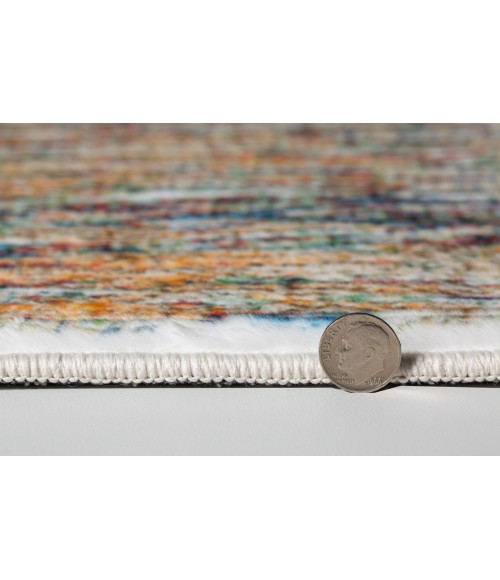 Kas Roxy 2801 Blue/Red Mirage Area Rug 7'6" x 10'