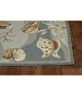 Kas Sonesta 2003 Seafoam Shells Area Rug 7'6" Round