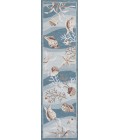 Kas Sonesta 2003 Seafoam Shells Area Rug 7'6" Round